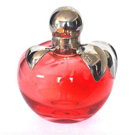 perfume shaped like an apple.